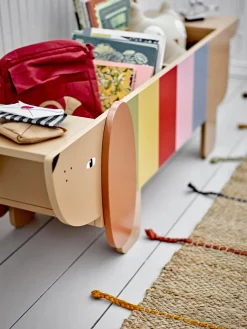 Bloomingvillemini Charlie Bogkasse, Brun, MDF-Børn Kasser