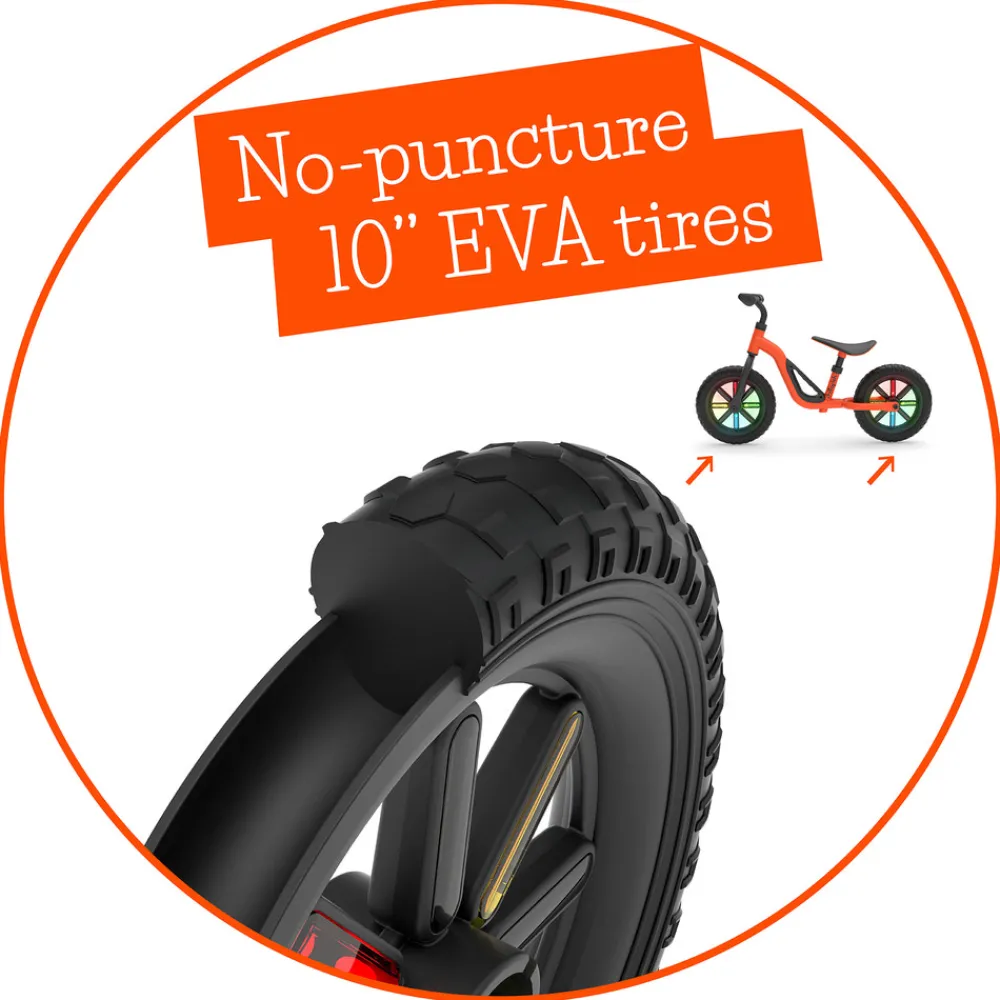 Chillafish Charlie Glow balancecykel - Orange- Løbecykler & Cykler