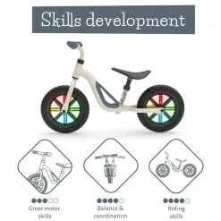 Chillafish Charlie Glow balancecykel - Beige- Løbecykler & Cykler