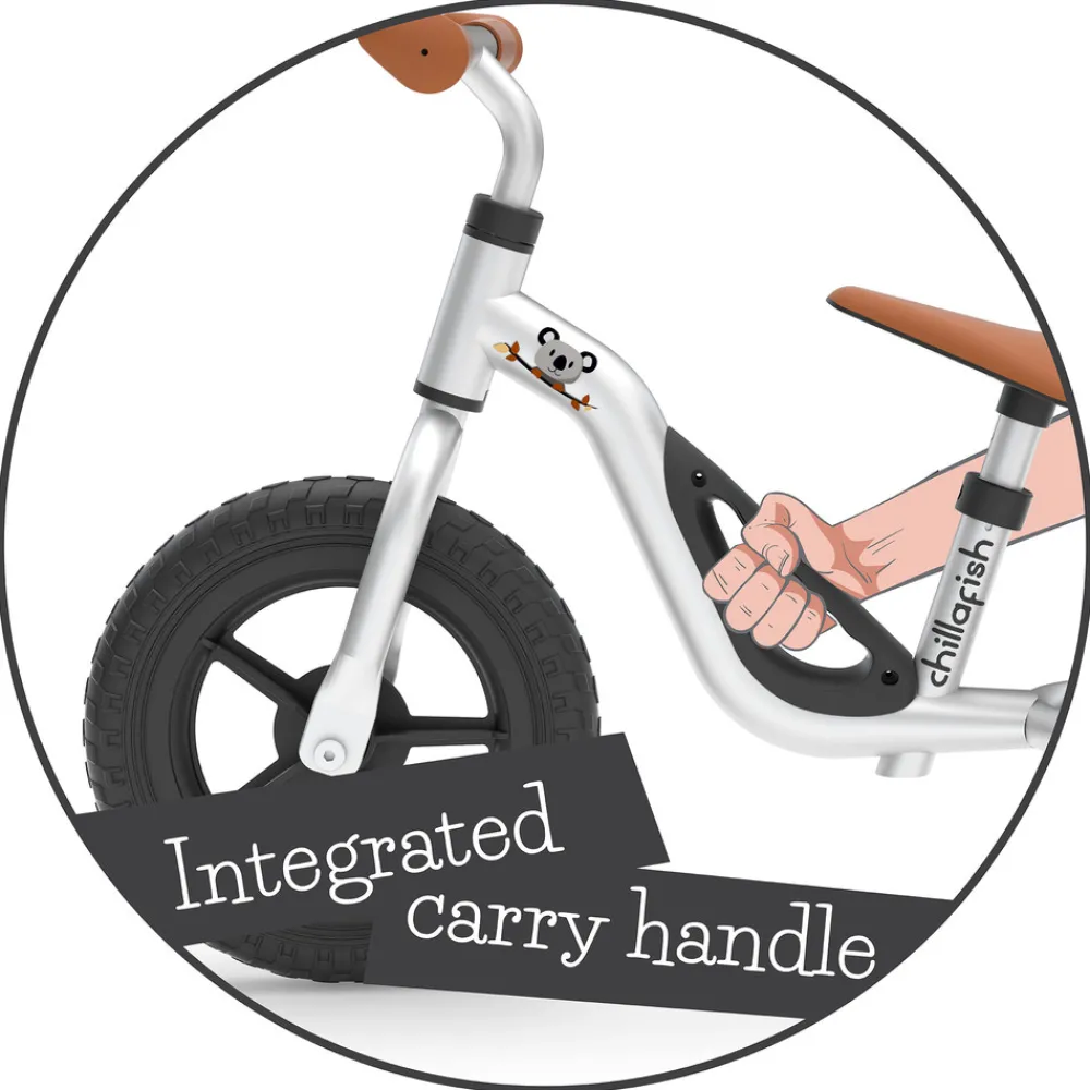 Chillafish Charlie letvægts-balancecykel silver- Løbecykler & Cykler