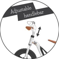 Chillafish Charlie letvægts-balancecykel silver- Løbecykler & Cykler