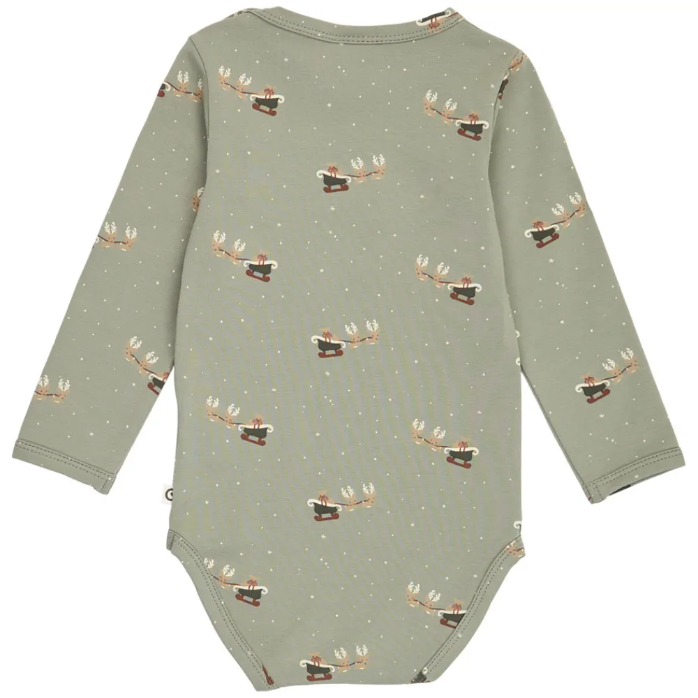 Müsli Christmas Body - Shadow/Deep green/Balsam cream- Juletøj|Bodystocking Langærmet