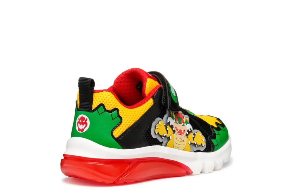 Geox CIBERDRON - C3221- Sneakers Med Blink|Sneakers Med Lys