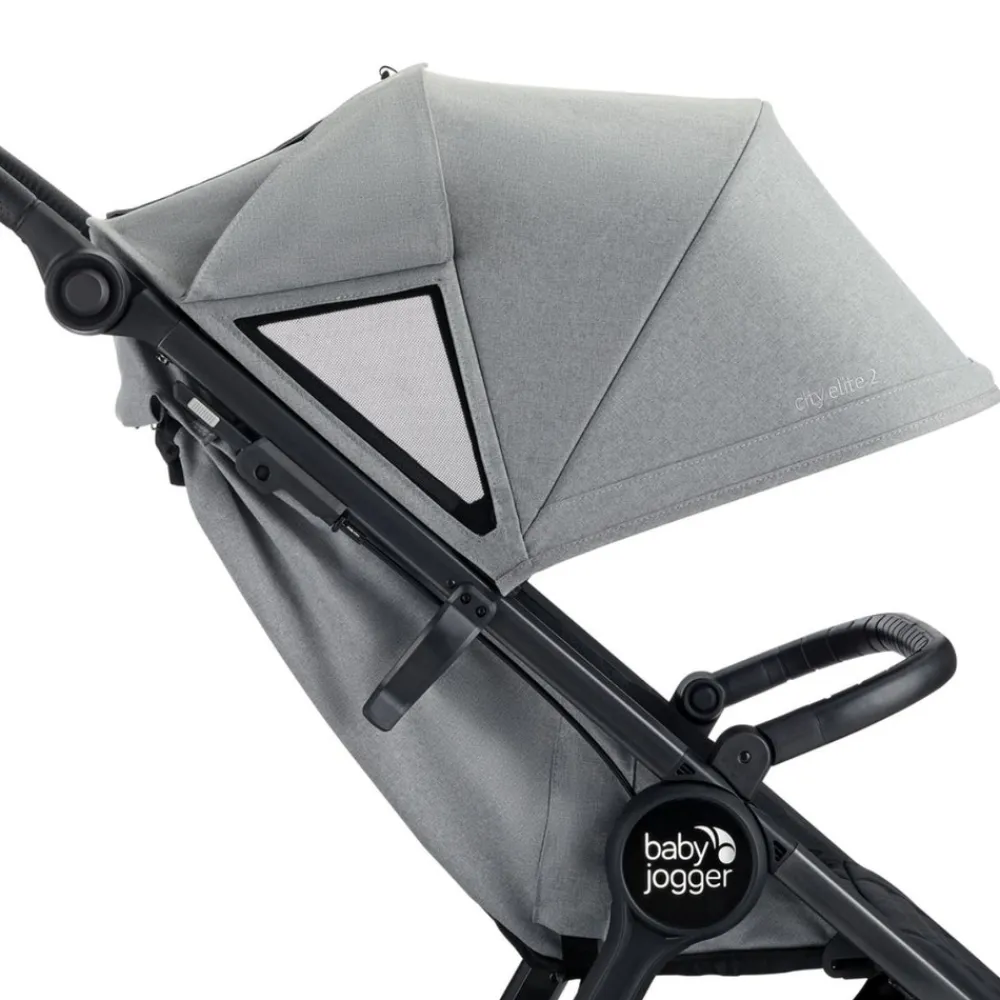 Baby Jogger City Elite 2 inkl. frontbøjle - pike- Klapvogne Med Flade Sæder