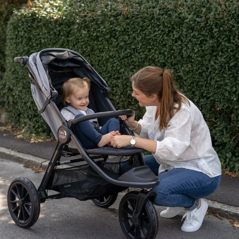 Baby Jogger City Elite 2 inkl. frontbøjle - pike- Klapvogne Med Flade Sæder