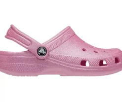 CROCS Classic Glitter Clog K - Pink tweed- Sandaler Med Lukket Tå