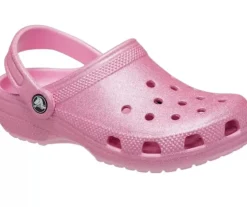 CROCS Classic Glitter Clog T - Pink tweed- Sandaler Med Lukket Tå