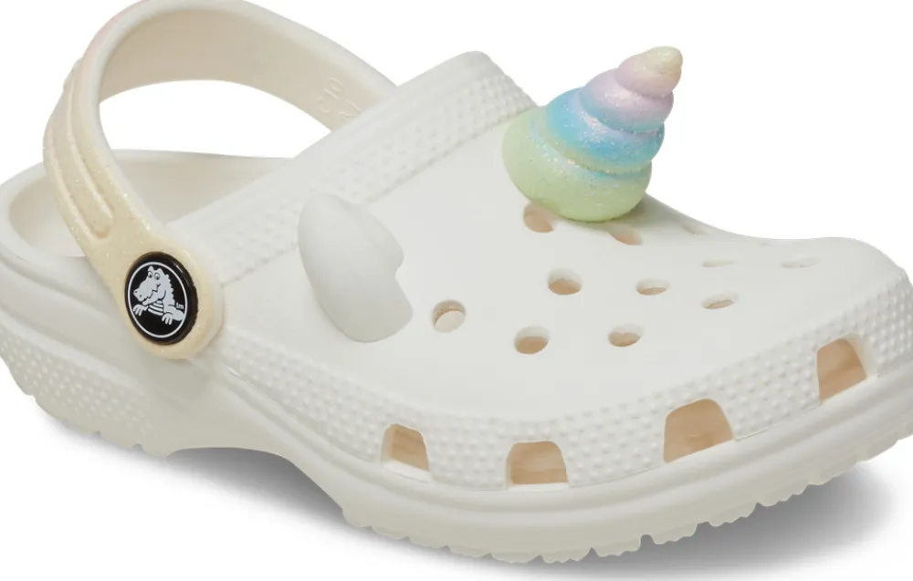 CROCS Classic IAM regnbue Unicorn - CHALK- Sandaler Med Lukket Tå