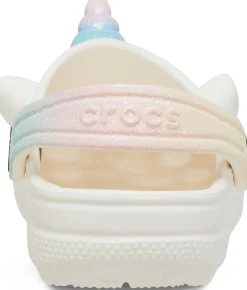 CROCS Classic IAM regnbue Unicorn - CHALK- Sandaler Med Lukket Tå