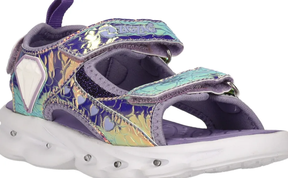 ZIG ZAG Clematis sandal med lys - 4113- Sandaler Med Blink|Sandaler Med Åben Tå