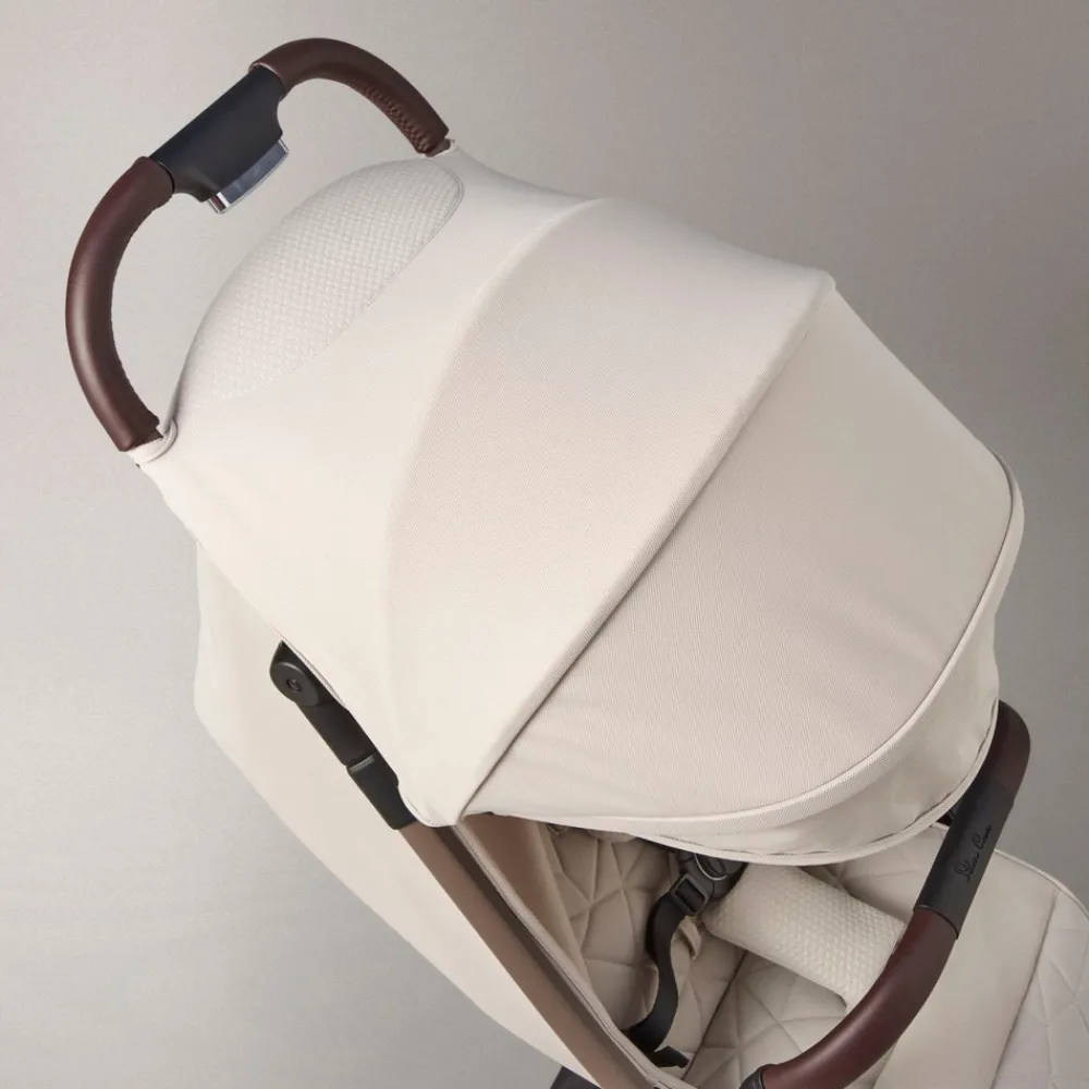 Silver Cross Clic Klapvogn - Almond- Klapvogne Med Flade Sæder