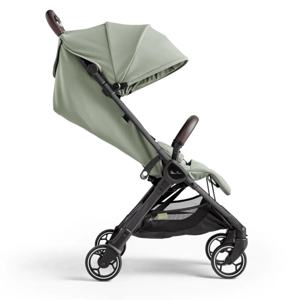 Silver Cross Clic klapvogn - Sage- Klapvogne Med Flade Sæder
