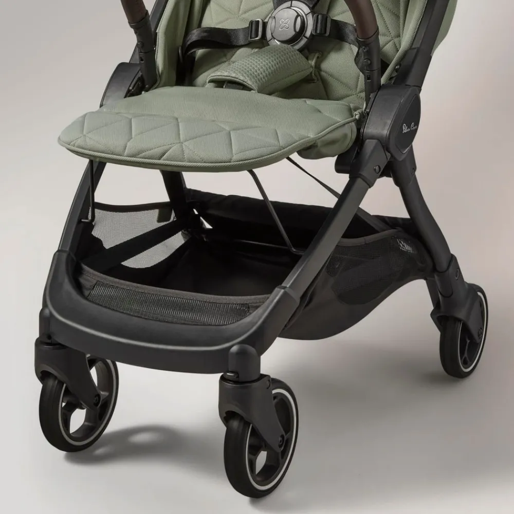 Silver Cross Clic klapvogn - Sage- Klapvogne Med Flade Sæder