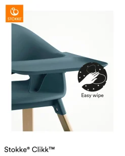 Stokke® Clikk højstol - Fjord Blue-Børn Højstole Med Tilbehør