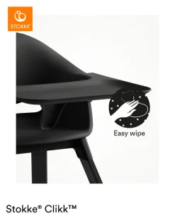 Stokke® Clikk højstol - midnight black-Børn Højstole Med Tilbehør