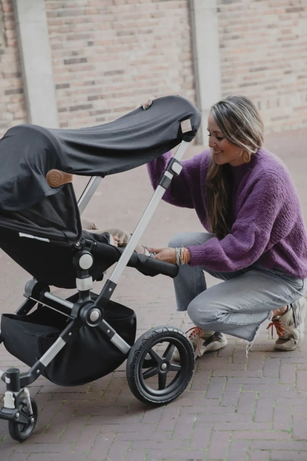 Cloby UV-Tæppe - Midnight Black-Børn Tæpper|Solskærme & Kalecher