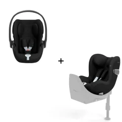 Cybex Cloud T I-size + Sirona T I-size - sepia black- Autostole 40-87 Cm (0-15 Mdr.)