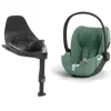 Cybex Cloud T i-Size PLUS inkl. base - leaf green- Autostole 40-87 Cm (0-15 Mdr.)
