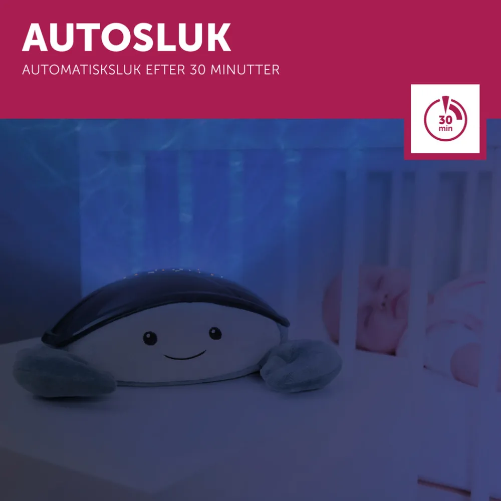 ZAZU CODY Projector Ocean, krabbe-Børn White Noise Og Højtalere|Lamper