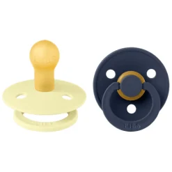 BIBS Colour 2 Pk Latex Str 1 Luna/Deep space- Sutter