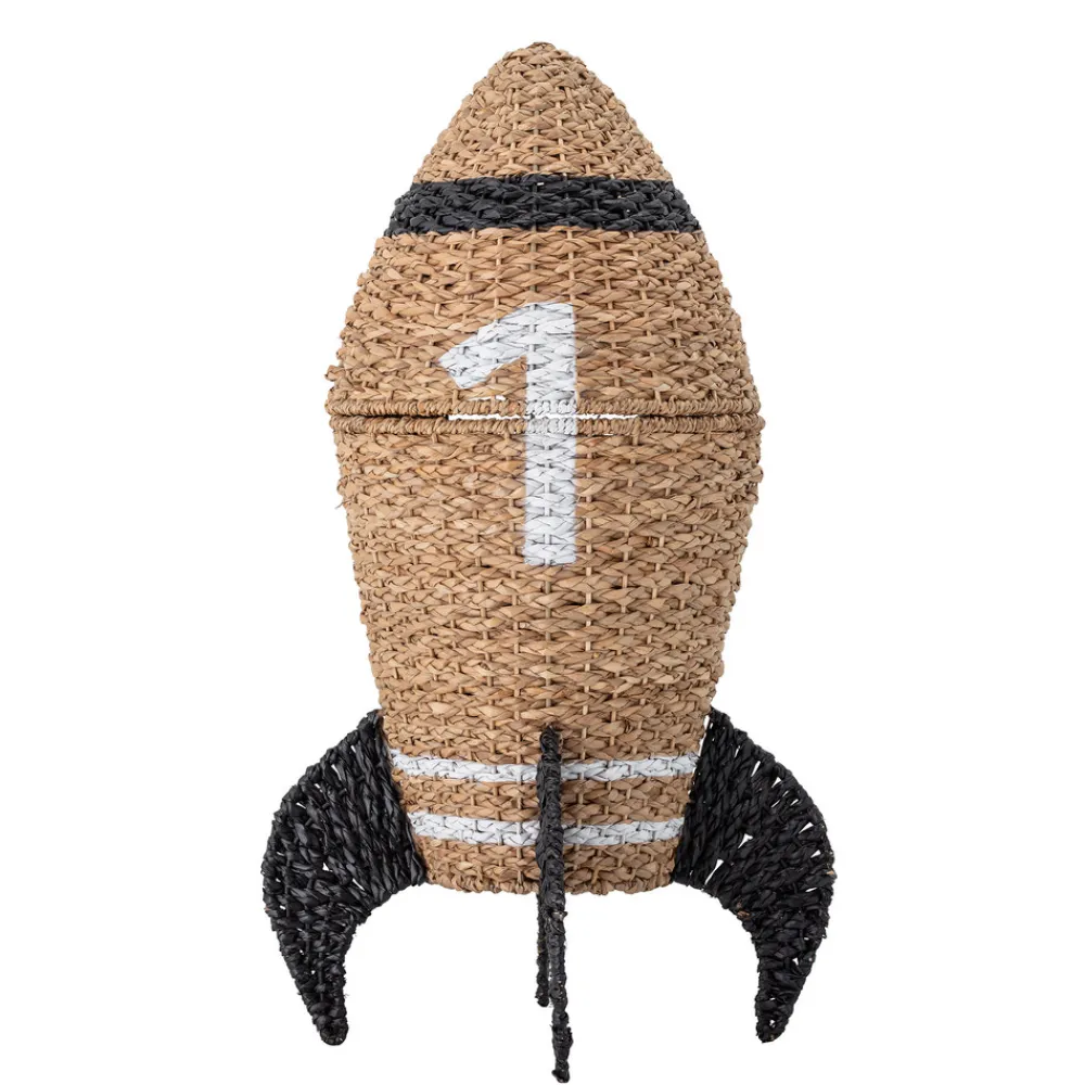 Bloomingvillemini Cosmina Kurv m/Låg, Natur, Søgræs-Børn Kurve