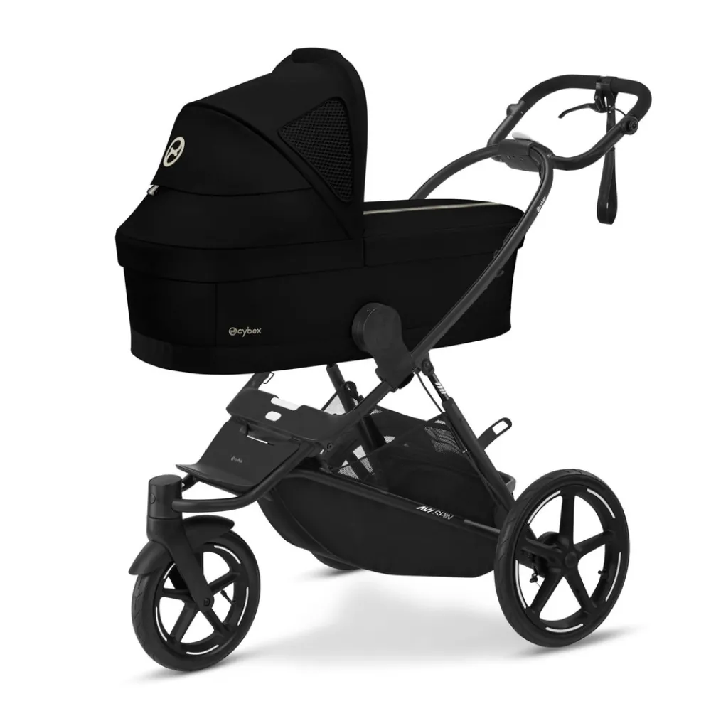Cybex Cot S Avi Spin - Moon Black- Liggedele Til Kombivogne