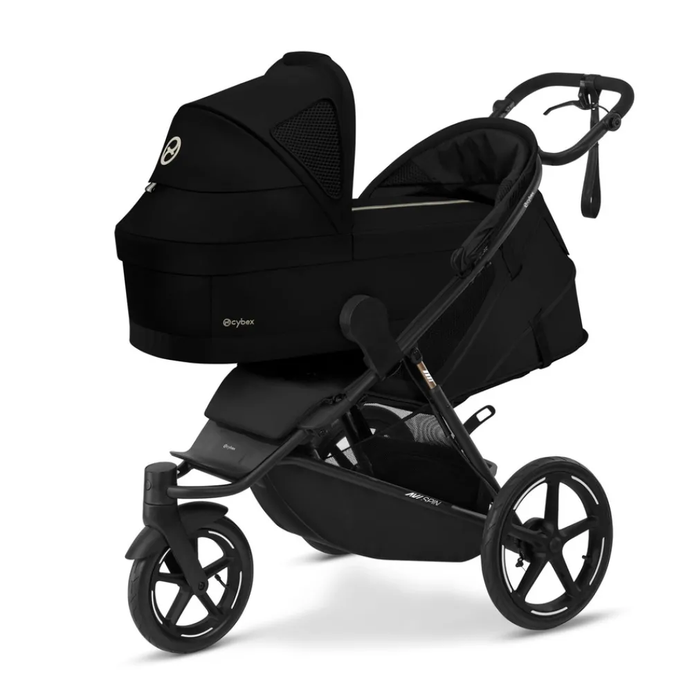 Cybex Cot S Avi Spin - Moon Black- Liggedele Til Kombivogne