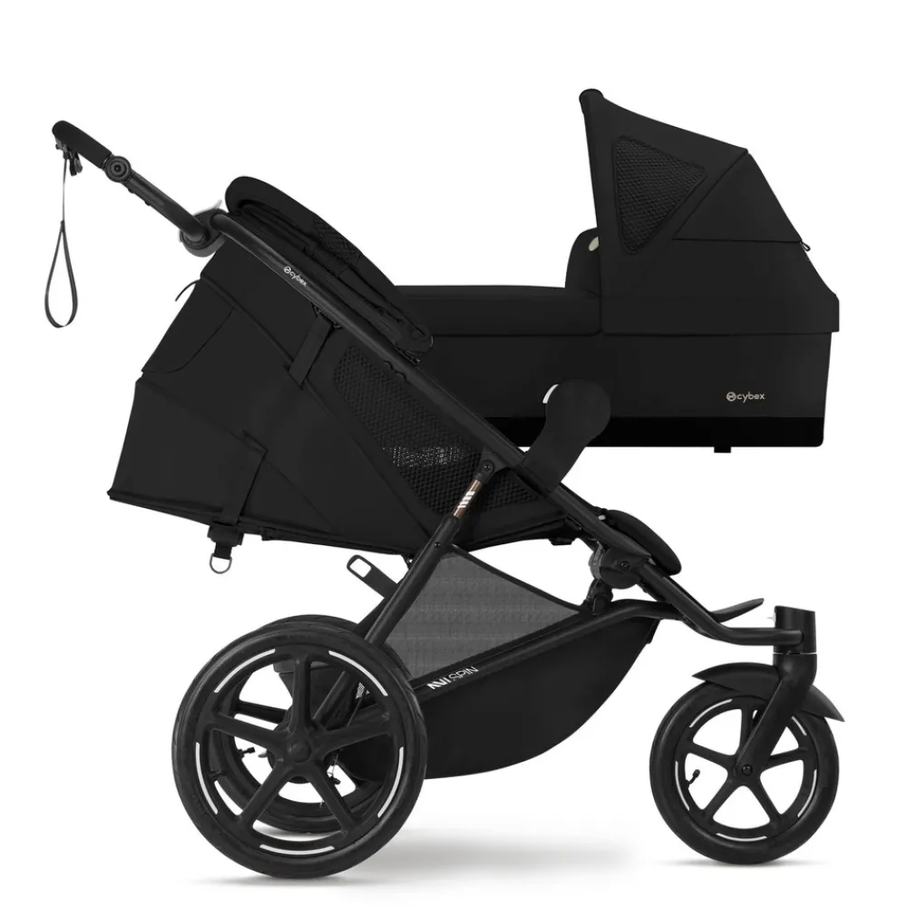 Cybex Cot S Avi Spin - Moon Black- Liggedele Til Kombivogne