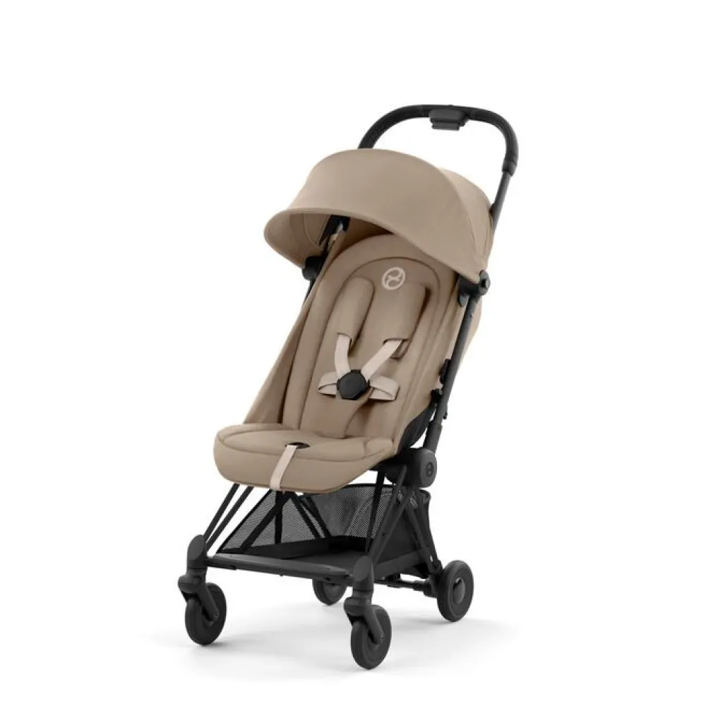 Cybex COYA - Matt Black Cozy Beige- Rejseklapvogne