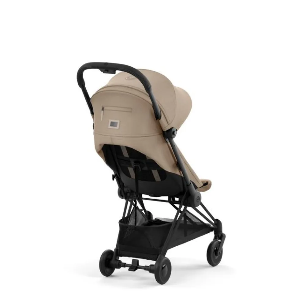 Cybex COYA - Matt Black Cozy Beige- Rejseklapvogne