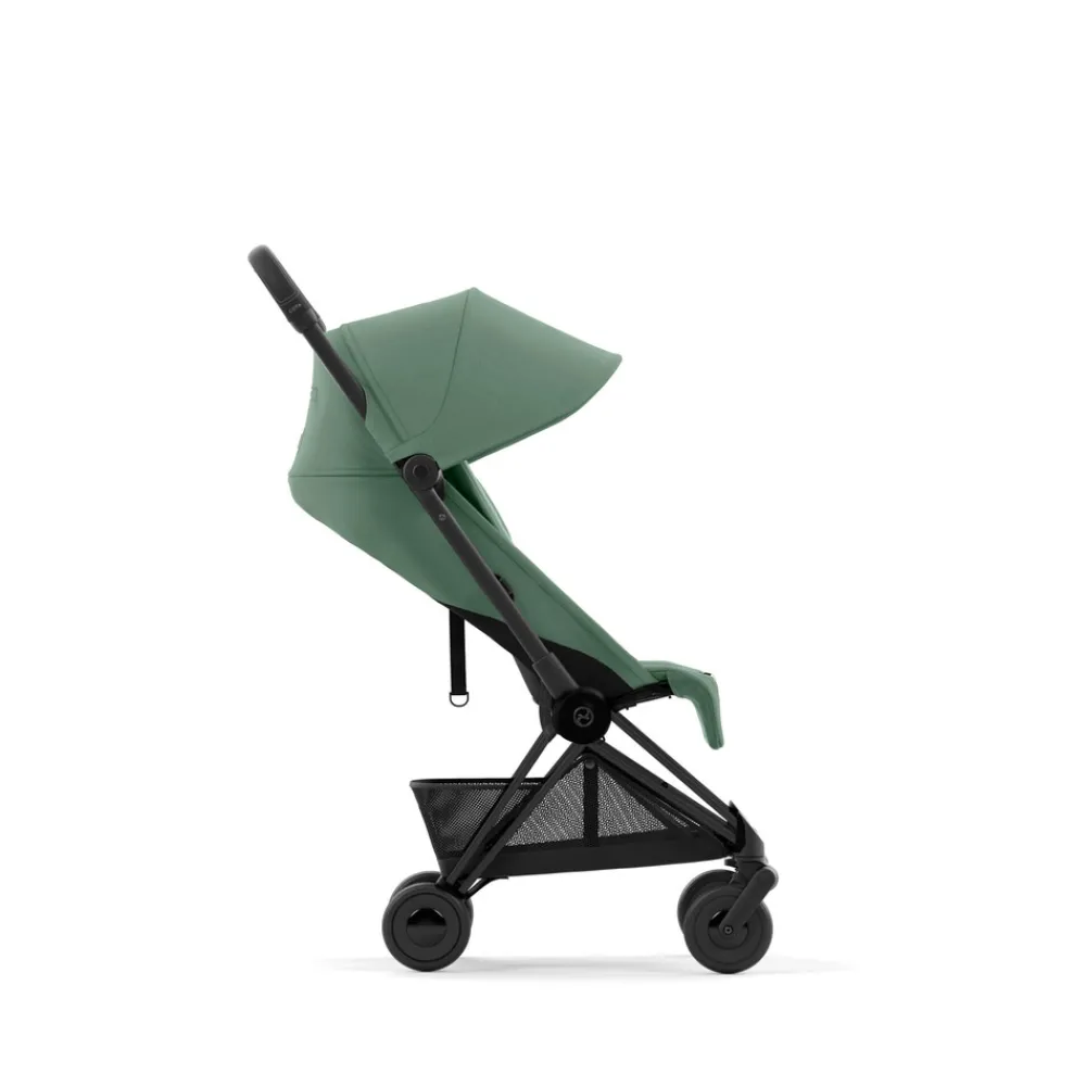 Cybex Coya - Matt Black Leaf Green- Rejseklapvogne