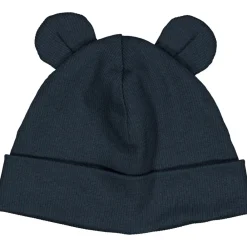Müsli Cozy me rib beane med ører - Night blue- Elefanthuer & Huer