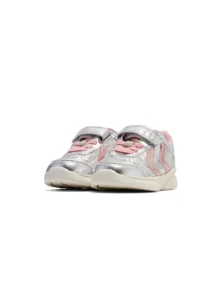 hummel Crosslite glitter infant - Silver- Sneakers Med Velcro