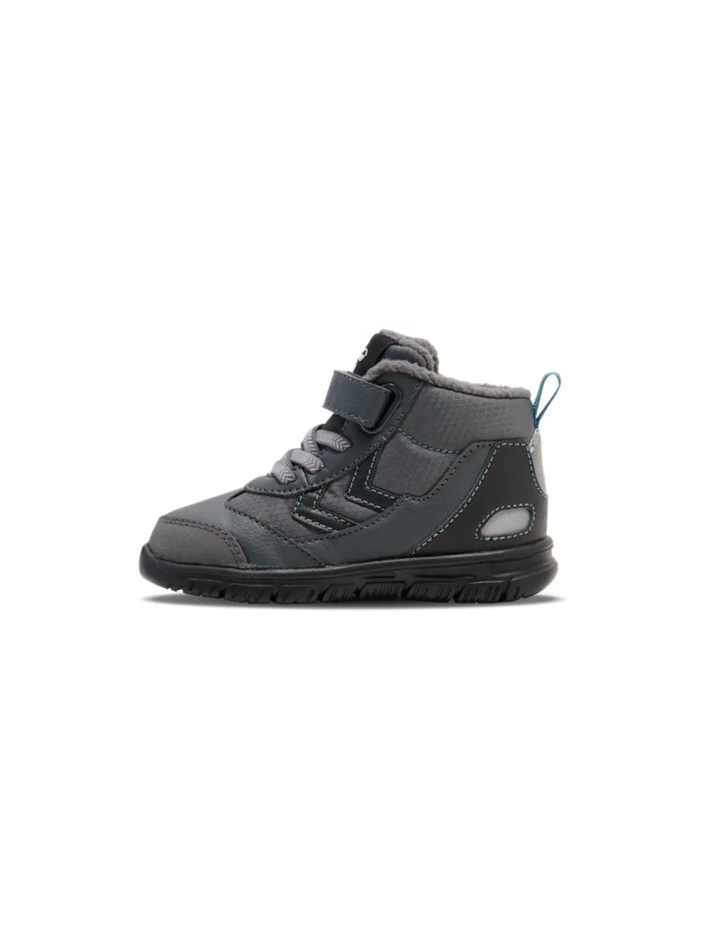 hummel Crosslite vinterstøvle mid infant - FORGED IRON- Vinterstøvler