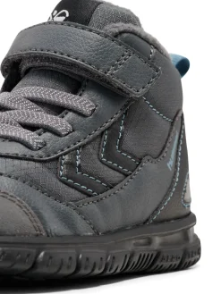 hummel Crosslite vinterstøvle mid infant - FORGED IRON- Vinterstøvler