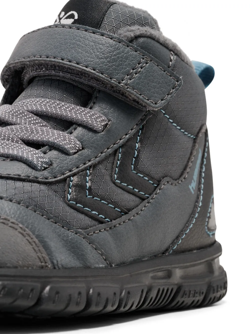 hummel Crosslite vinterstøvle mid infant - FORGED IRON- Vinterstøvler