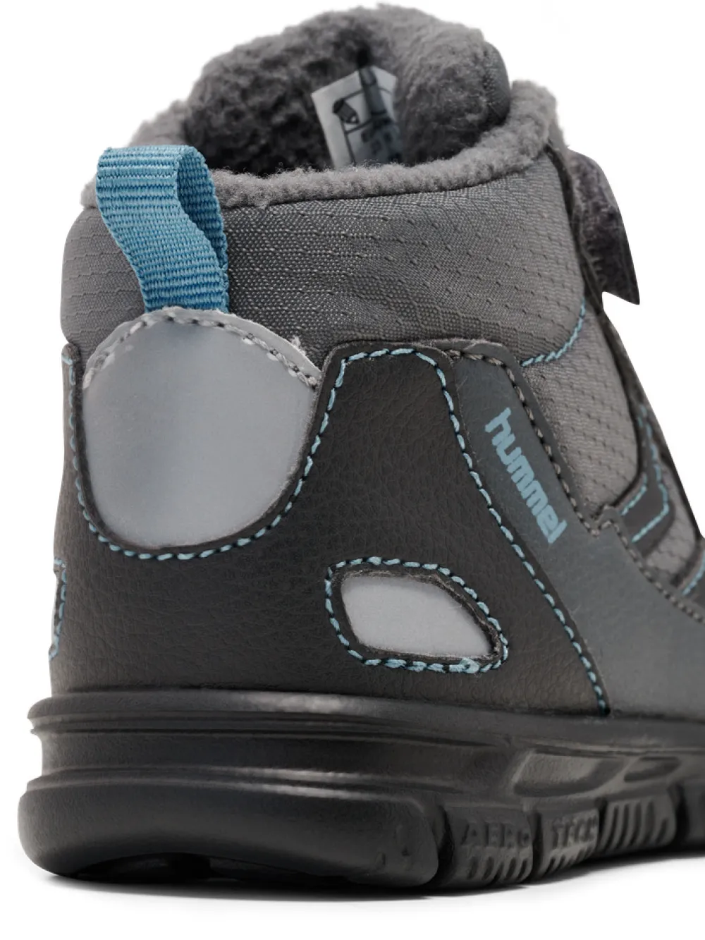 hummel Crosslite vinterstøvle mid infant - FORGED IRON- Vinterstøvler