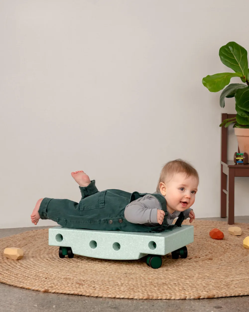 MODU Curiosity Set Ocean Mint / Forest Green- Store Byggesæt|Tumlemøbler