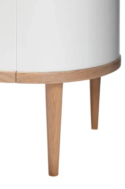 BeKids Curve babyseng - hvid/eg-Børn Tremmesenge