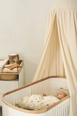 BeKids Curve puslekommode - hvid/eg-Børn Pusleborde|Pusleborde