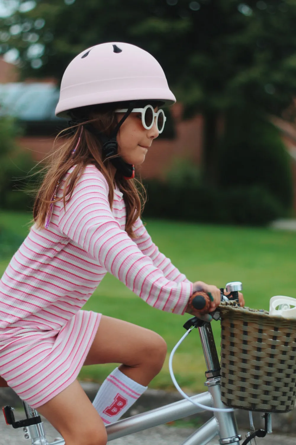 Vanilla COPENHAGEN Cykelhjelm - Rose str. S- Cykelhjelme & Tilbehør|Cykelstole & Hjelme