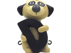 Kids By Friis D bogstav med desmerdyr til navnetog-Børn Fødselsdagstoge