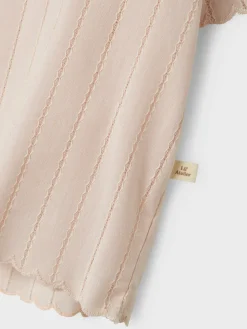 Lil' Atelier Dalila ss løs skjorte - PEACH WHIP- T-Shirts & Toppe
