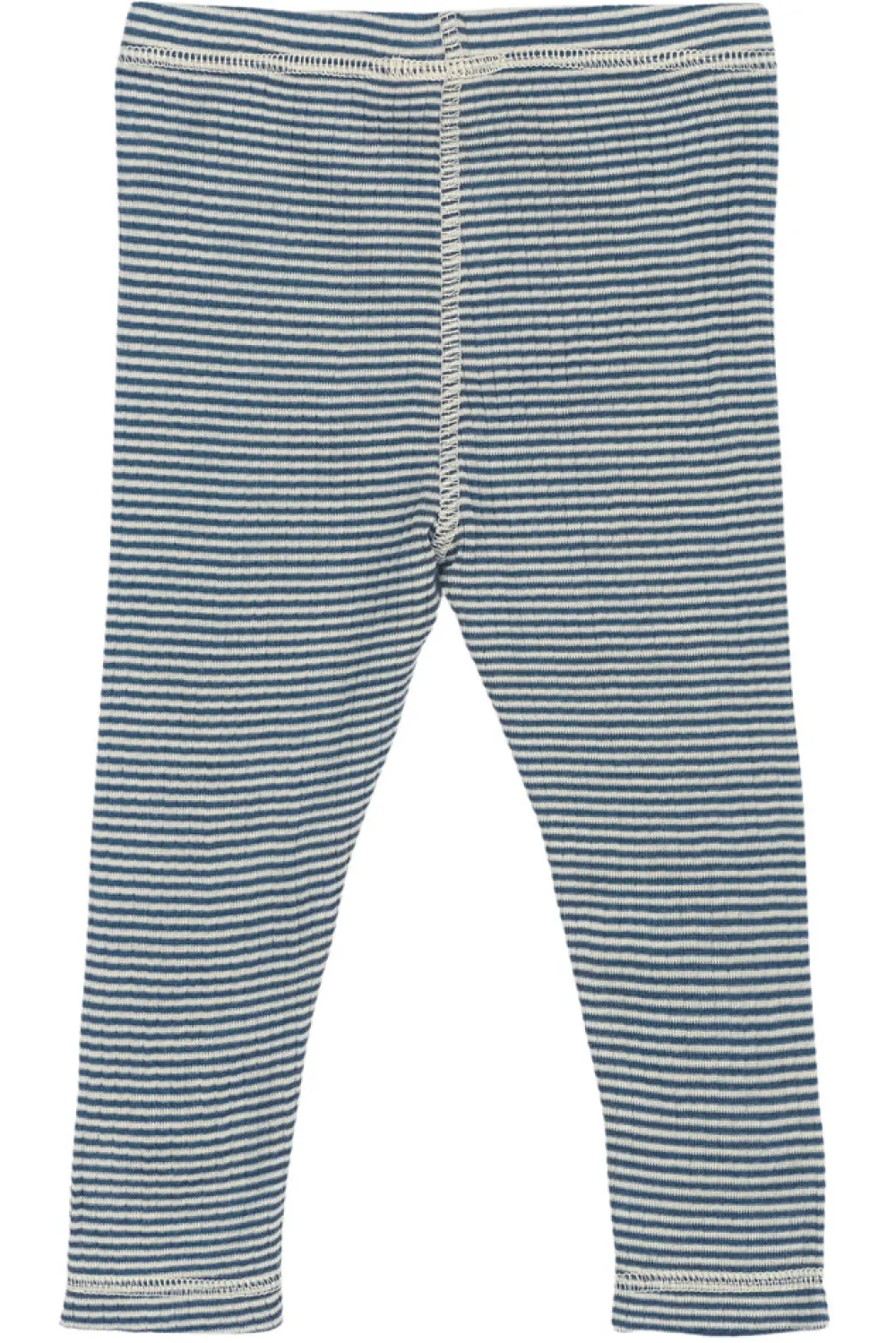 PETIT PIAO Dante Uld Leggings - Ensign Blue/Dark Off White- Uldunderdele|Leggings