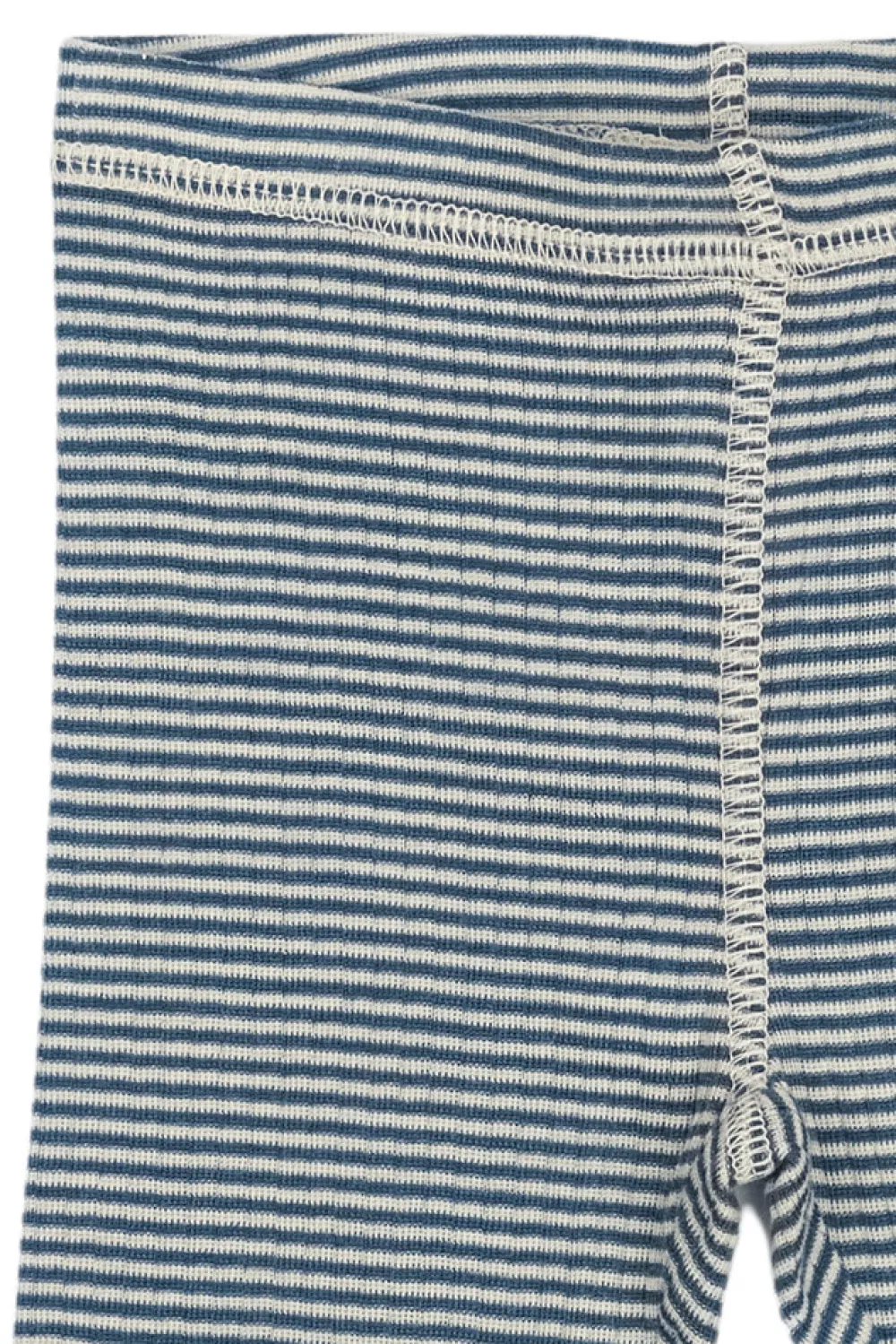 PETIT PIAO Dante Uld Leggings - Ensign Blue/Dark Off White- Uldunderdele|Leggings