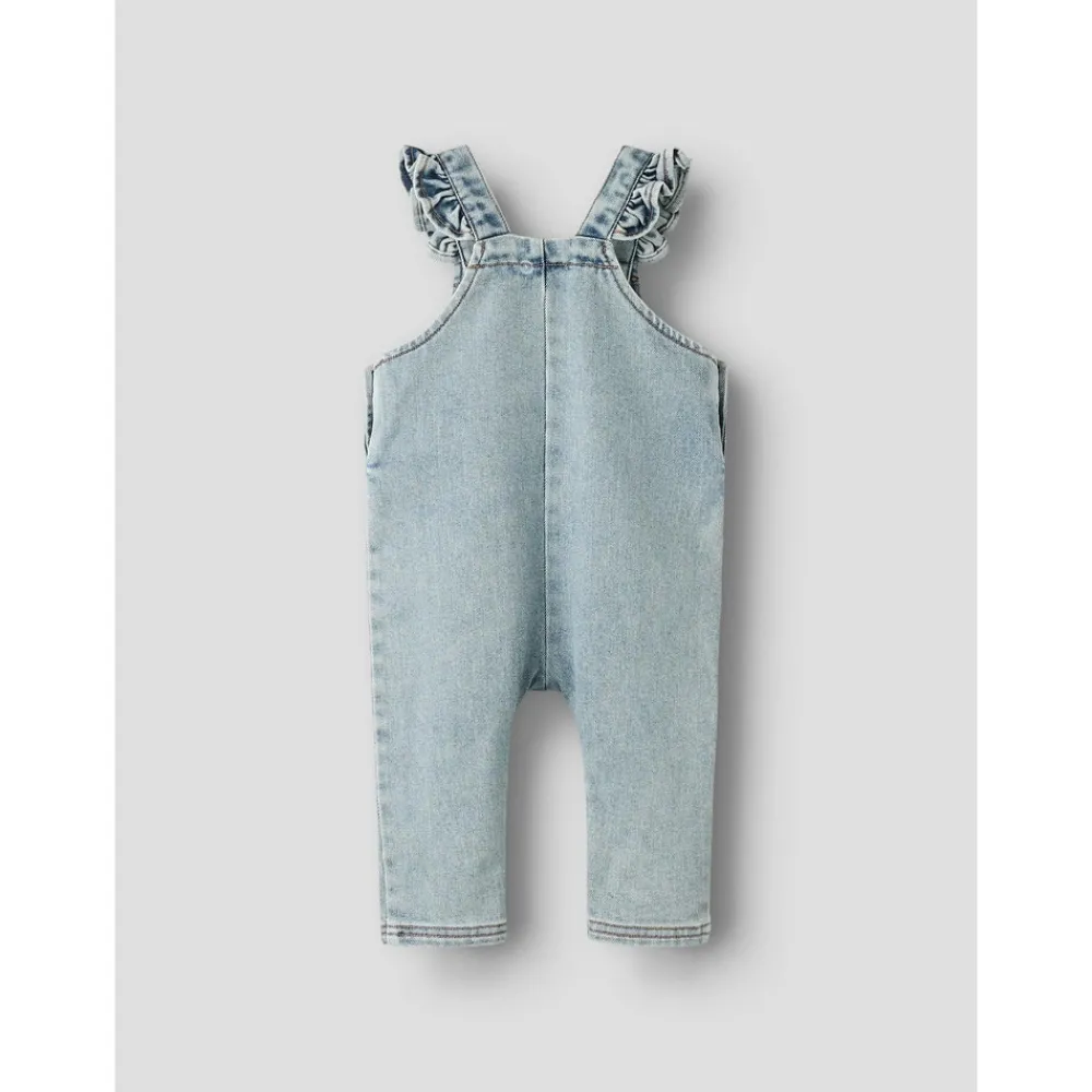 Lil' Atelier Darlee Denim Overall - Medium Blue Denim- Smækbukser & Buksedragter