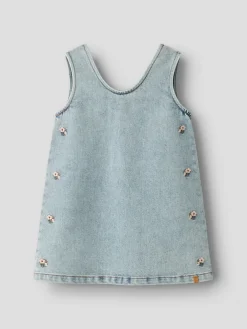 Lil' Atelier Darlee Doa Denim Spencer - BLUE DENIM- Kjoler