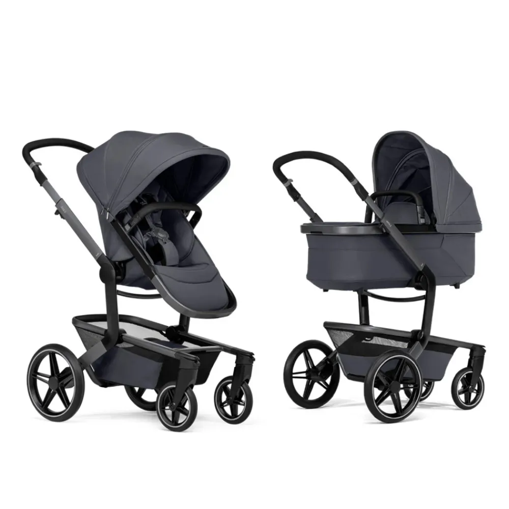 JOOLZ Day5 Komplet - Stone grey- Kombivogne Med Ergonomiske Sæder