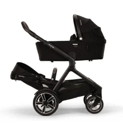 Nuna Demi Next inkl. liggedel - Caviar- Kombivogne Med Flade Sæder