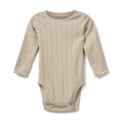 Sofie Schnoor Kids Dicte Body - Beige- Bodystocking Langærmet